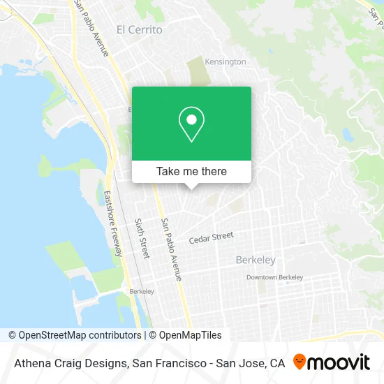 Athena Craig Designs map