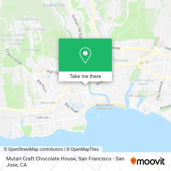 Mutari Craft Chocolate House map