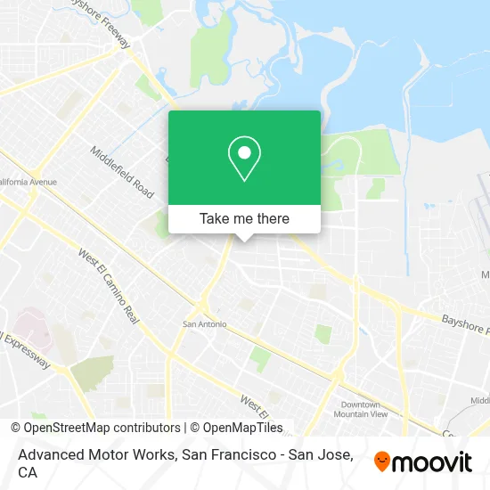 Advanced Motor Works map