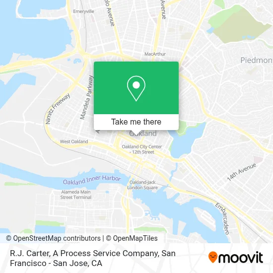 R.J. Carter, A Process Service Company map