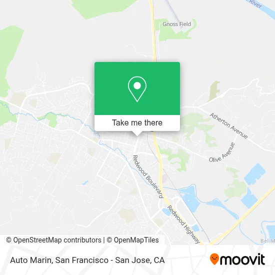 Auto Marin map