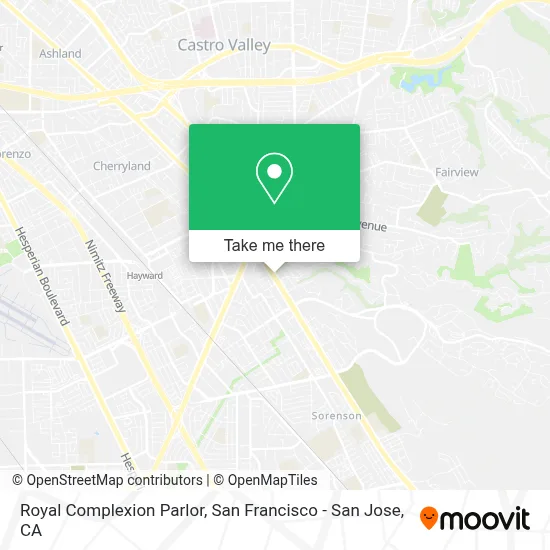 Royal Complexion Parlor map