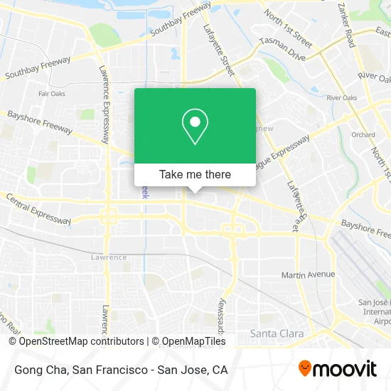 Gong Cha map