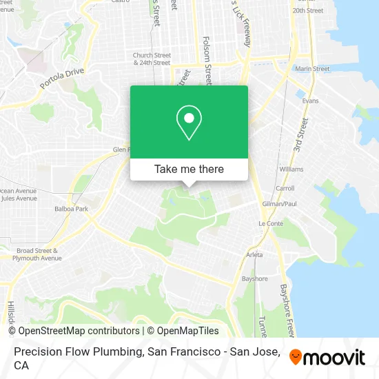 Precision Flow Plumbing map