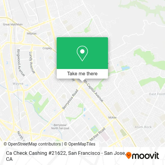 Ca Check Cashing #21622 map