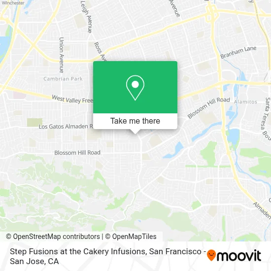 Step Fusions at the Cakery Infusions map