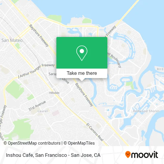 Inshou Cafe map