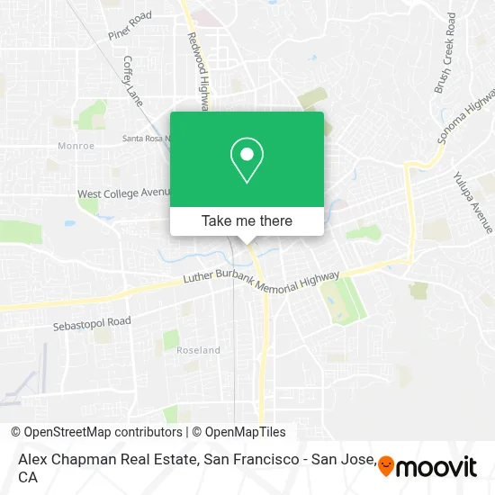 Alex Chapman Real Estate map