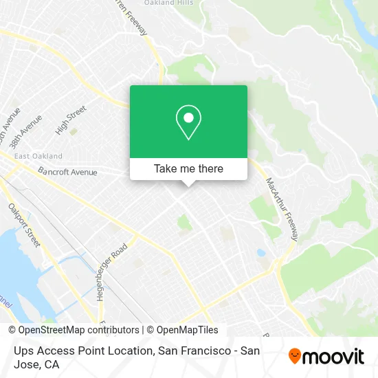 Ups Access Point Location map