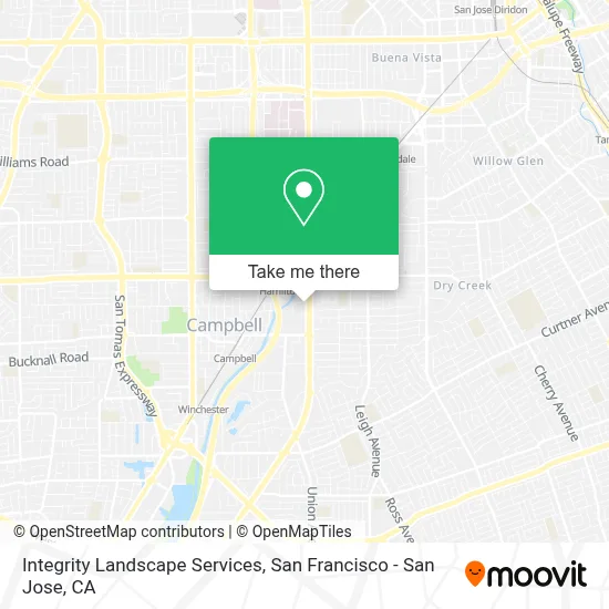 Integrity Landscape Services map