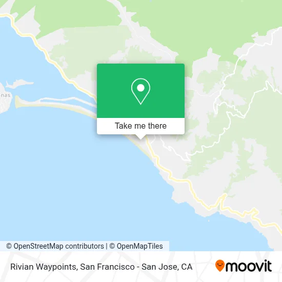 Rivian Waypoints map