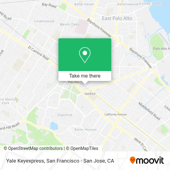 Yale Keyexpress map