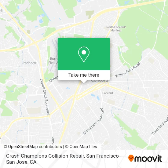 Crash Champions Collision Repair map