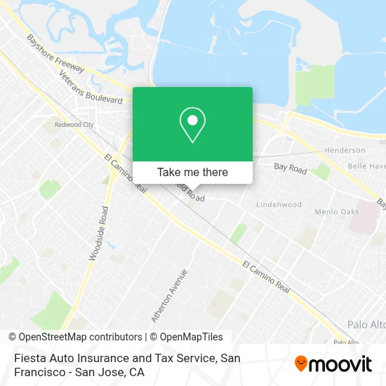 Fiesta Auto Insurance and Tax Service map
