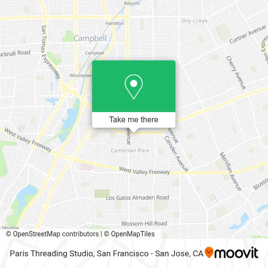 Paris Threading Studio map