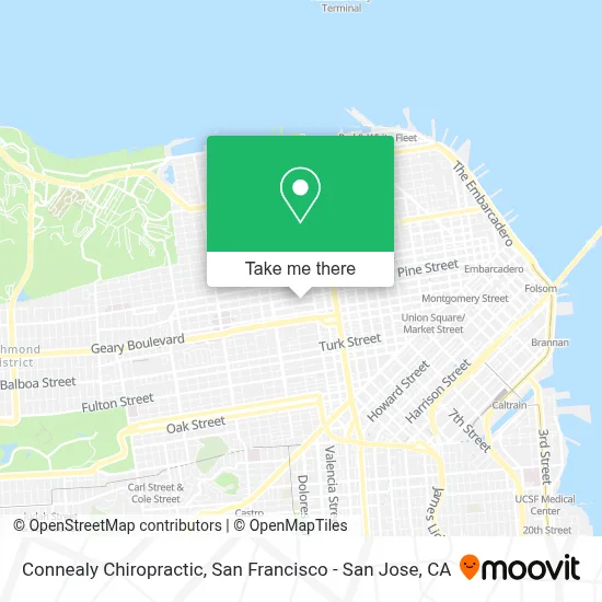 Connealy Chiropractic map
