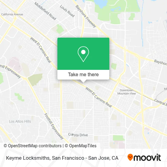 Keyme Locksmiths map