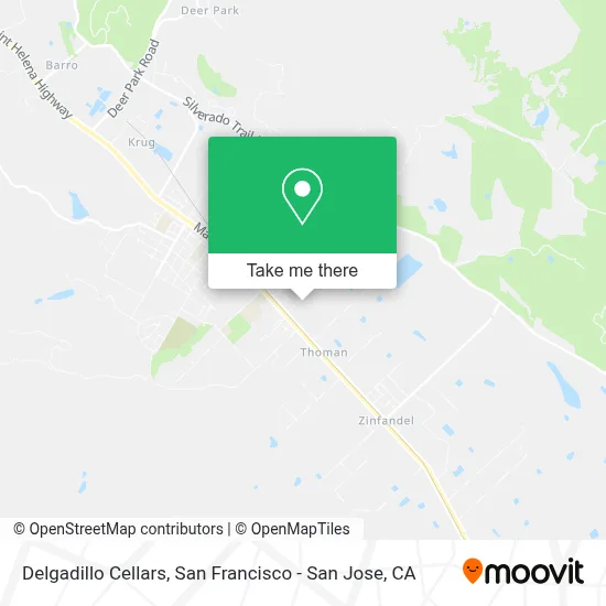 Delgadillo Cellars map
