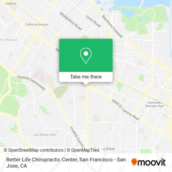 Better Life Chiropractic Center map