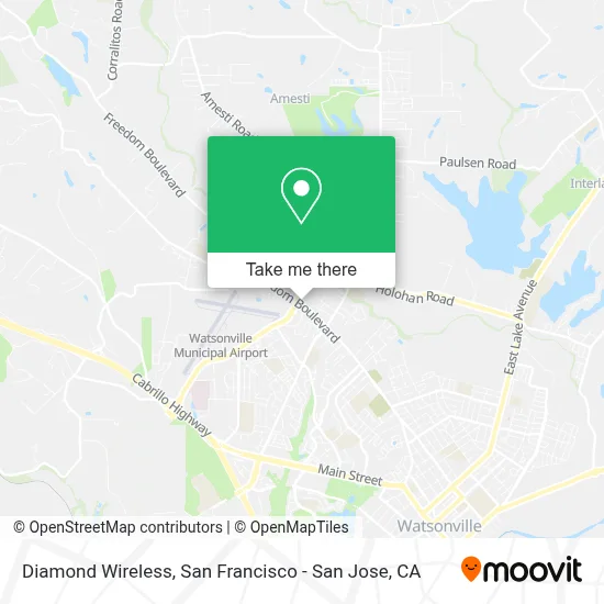 Diamond Wireless map