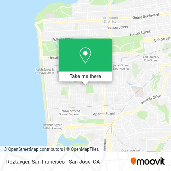 Roztayger map
