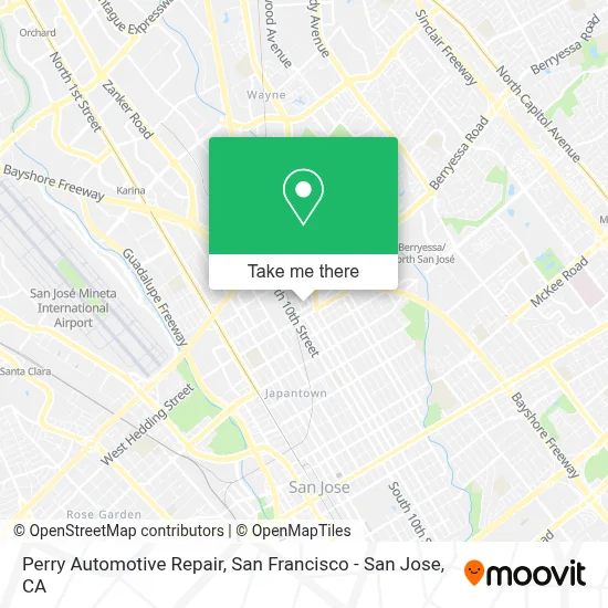 Perry Automotive Repair map