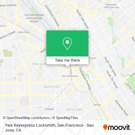 Yale Keyexpress Locksmith map