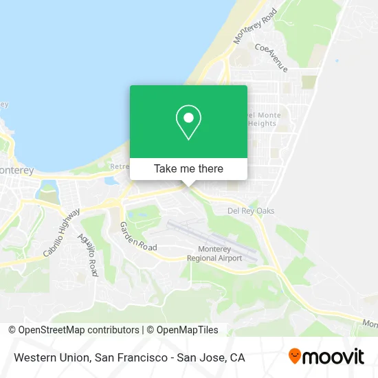 Western Union map