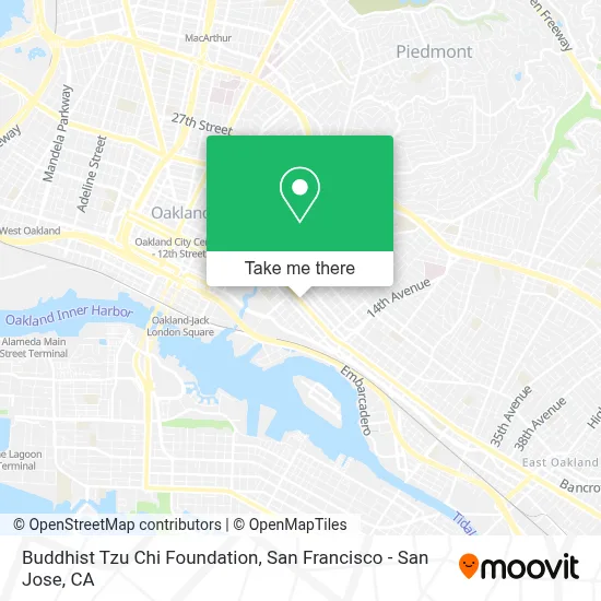 Buddhist Tzu Chi Foundation map