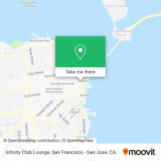 Infinity Club Lounge map