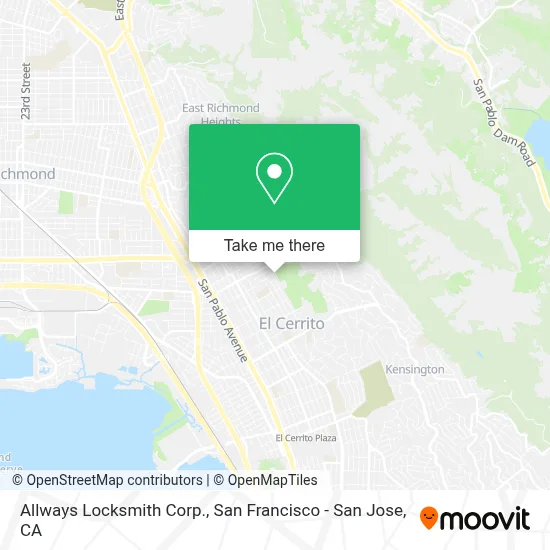 Allways Locksmith Corp. map