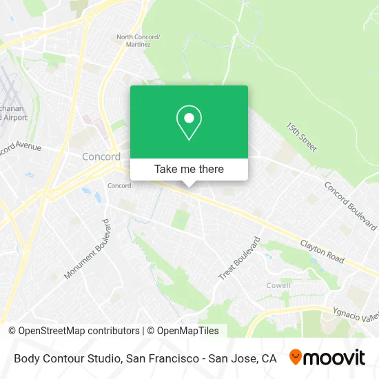 Body Contour Studio map