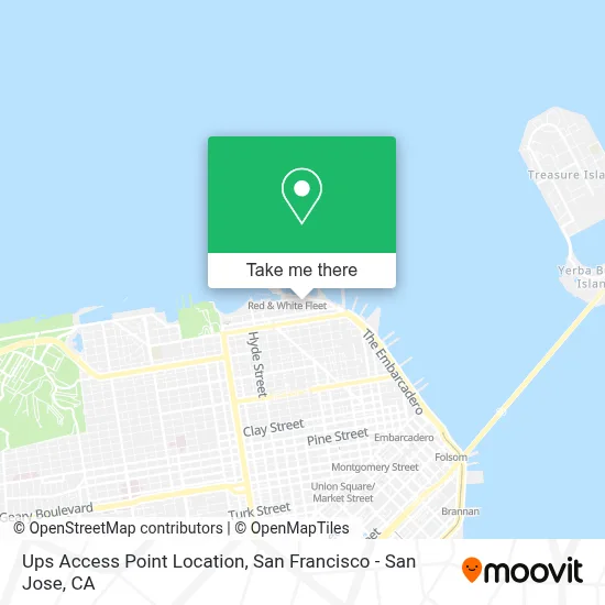 Ups Access Point Location map