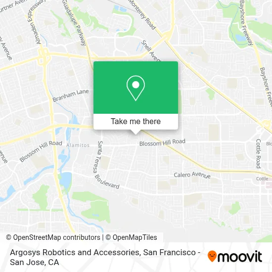 Argosys Robotics and Accessories map
