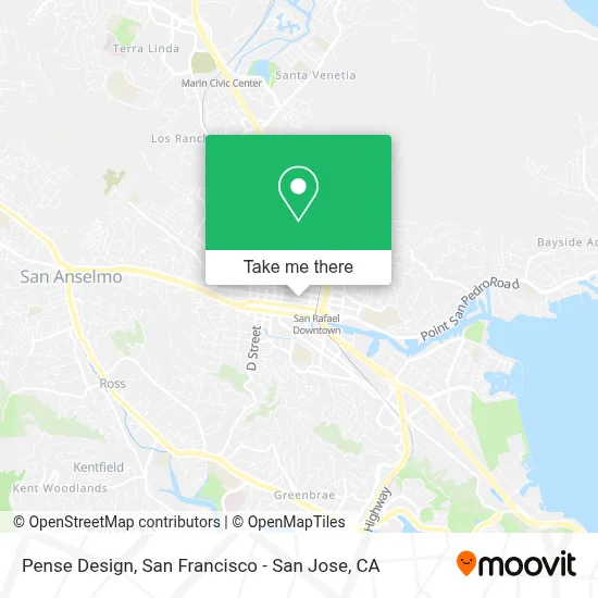 Pense Design map
