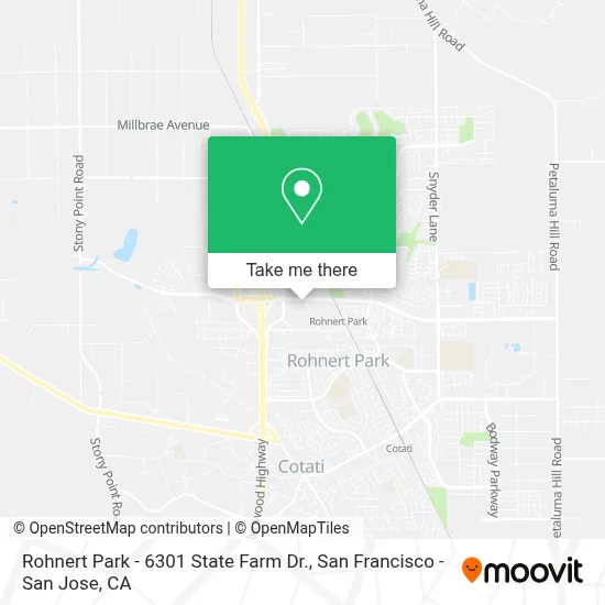Rohnert Park - 6301 State Farm Dr. map