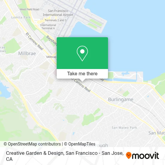Creative Garden & Design map