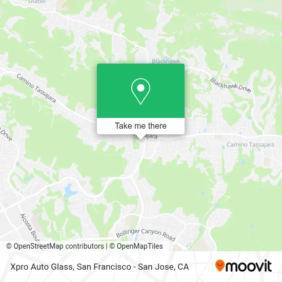 Xpro Auto Glass map