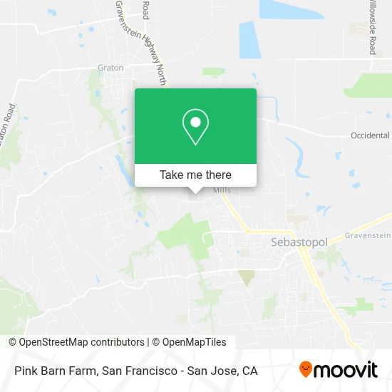 Pink Barn Farm map