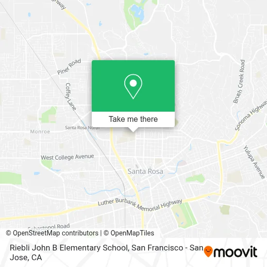 Riebli John B Elementary School map