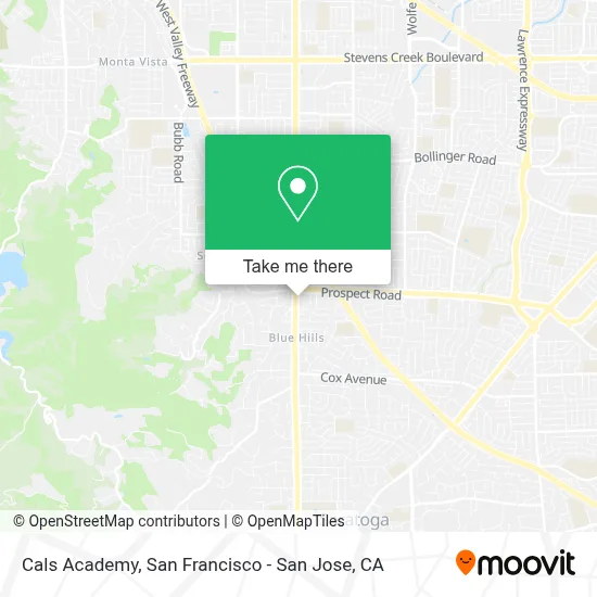 Cals Academy map