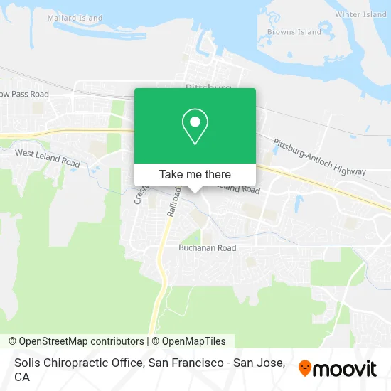Solis Chiropractic Office map
