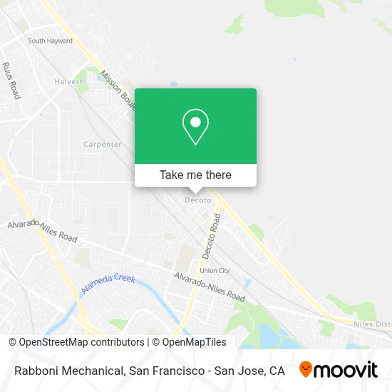 Rabboni Mechanical map