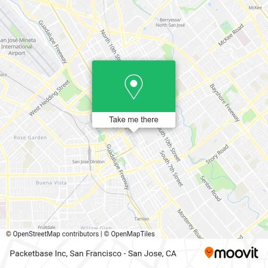 Packetbase Inc map
