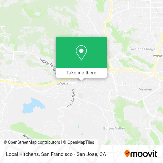 Local Kitchens map
