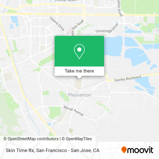 Skin Time Rx map