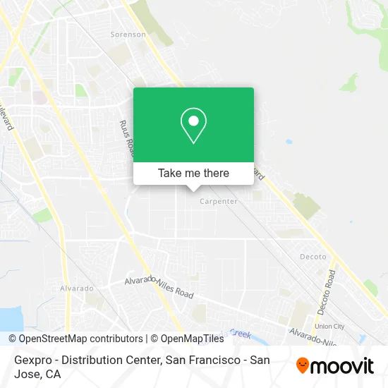 Gexpro - Distribution Center map