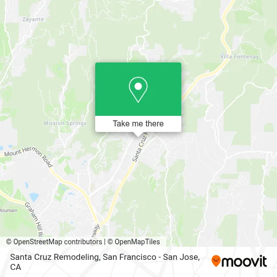 Santa Cruz Remodeling map