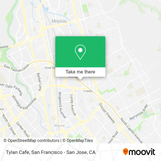 Tylan Cafe map