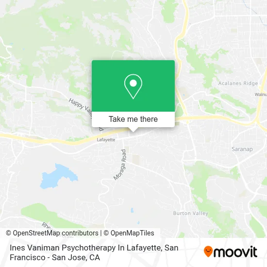 Ines Vaniman Psychotherapy In Lafayette map